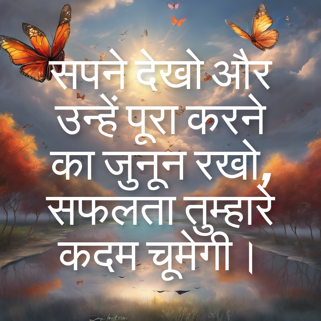 Two-Line Motivational Shayari for Success in Hindi