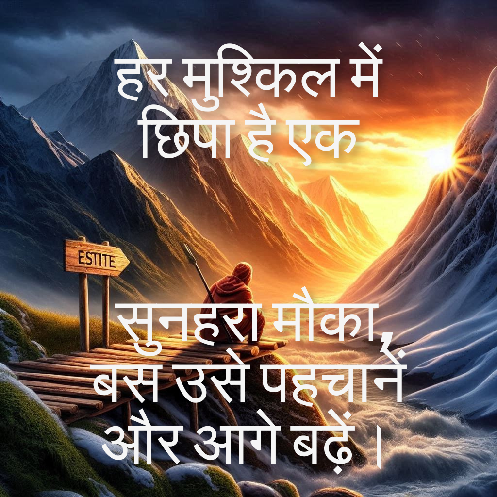 hindi motivational shayari for success